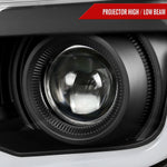 Spec-D 10-13 Chevy Camaro LED Bar Projector Headlights Black