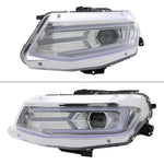 Spec-D 16-18 Chevy Camaro Sequential Projector Headlights Chrome