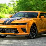 Spec-D 16-18 Chevy Camaro Sequential LED Headlights Chrome/Smoked