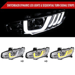Spec-D 16-21 Honda Civic Sequential LED Headlights Chrome