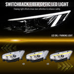 Spec-D 16-23 Toyota Tacoma Passenger Projector Headlight Chrome