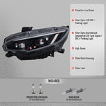 Spec-D 21-23 Ford F-150 Driver Headlight OEM Chrome Replacement