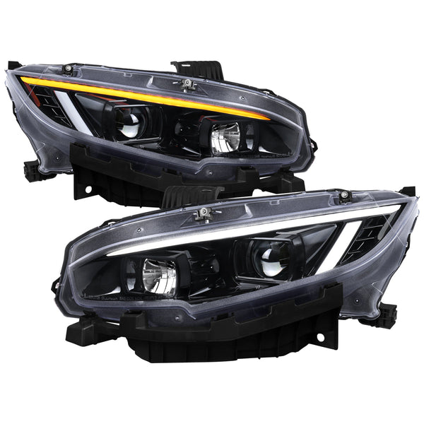 Spec-D 21-23 Ford F-150 Driver Headlight OEM Chrome Replacement