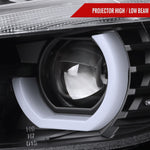 Spec-D 12-15 F30 3-Series 4DR Dual U-Bar Projector Headlights Black
