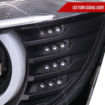 Spec-D 12-15 F30 3-Series 4DR Dual U-Bar Projector Headlights Black