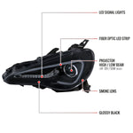 Spec-D 12-17 86/ Scion FRS Bar Projector Headlights GL Black/ Smoked