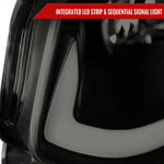 Spec-D 03-07 Infiniti G35 Coupe Headlights Sequential LED Bar Smoked