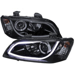 Spec-D 08-09 Pontiac G8 Projector Headlights LED Bar Black/Smoked