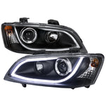 Spec-D 08-09 Pontiac G8 LED Bar Projector Headlights Black