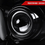 Spec-D 05-09 Ford Mustang LED Bar Projector Headlights Jet Black