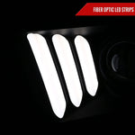 Spec-D 05-09 Ford Mustang LED Bar Projector Headlights Matte Black