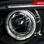 Spec-D 01-03 BMW E53 X5 Halo Projector Headlights Black