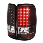 Spec-D 00-06 GMC Yukon Denali Tail Lights LED V2 Matte Black/Clear