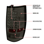 Spec-D 07-14 Chevrolet/GMC Denali/Tahoe LED Tail Lights Smoked
