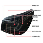 Spec-D 04-07 BMW 530i 550i 545i E60 LED Tail Lights Smoked