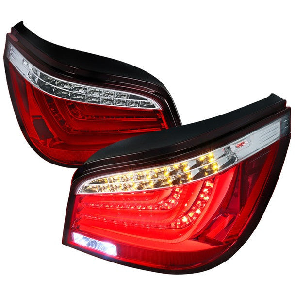 Spec-D 04-07 BMW E60 525i 530i 550i 545i LED Tail Lights Red