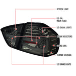 Spec-D 06-08 BMW 323i 325i 328i 330i E90 LED Tail Lights Smoked