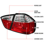 Spec-D 06-08 BMW E90 LED Tail Lights Red