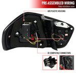 Spec-D 06-08 BMW 323i 325i 328i 330i E90 LED Tail Lights Smoked