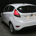 Spec-D 11-13 Ford Fiesta Hatchback LED Tail Lights Chrome/Red Smoked