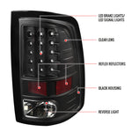 Spec-D 09-18 Dodge Ram 1500 LED Tail Lights Matte Black