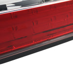 Spec-D 89-94 Nissan 240Sx S13 LED Tail Lights Chrome/Red