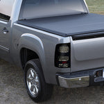 Spec-D 07-12 GMC Sierra LED Tail Lights Black/Smoked Lens