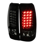 Spec-D 03-06 Silverado GMC Sierra Tail Lights LED Glossy Black/Smoked