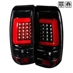 Spec-D 03-07 Chevy Silverado GMC Sierra G2 LED Tail Lights Jet Black