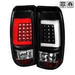Spec-D 03-07 Silverado GMC Sierra G2 LED Tail Lights Black/Clear