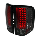 Spec-D 07-14 Chevy Silverado LED Tail Lights Chrome/Smoked