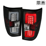 Spec-D 14-15 Chevrolet Silverado LED Tail Lights Black