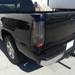 Spec-D 99-02 Silverado/99-06 Sierra Tail Lights LED Chrome/Smoked