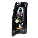 Spec-D 99-02 Chevrolet Silverado LED Tail Lights Black/Smoked