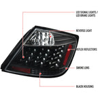Spec-D 04-10 Scion tC V2 LED Tail Lights Matte Black/Clear