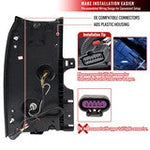 Spec-D 15-20 GMC Yukon Tail Lights LED Jet Black/Clear