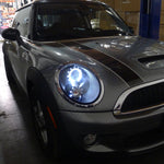 Spec-D 07-15 Mini Cooper Halo Projector Headlights Black