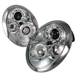 Spec-D 02-06 Mini Cooper Halo Projector Headlights Chrome