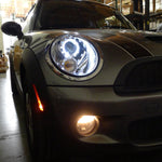 Spec-D 07-15 Mini Cooper Headlights Halo Projector Chrome