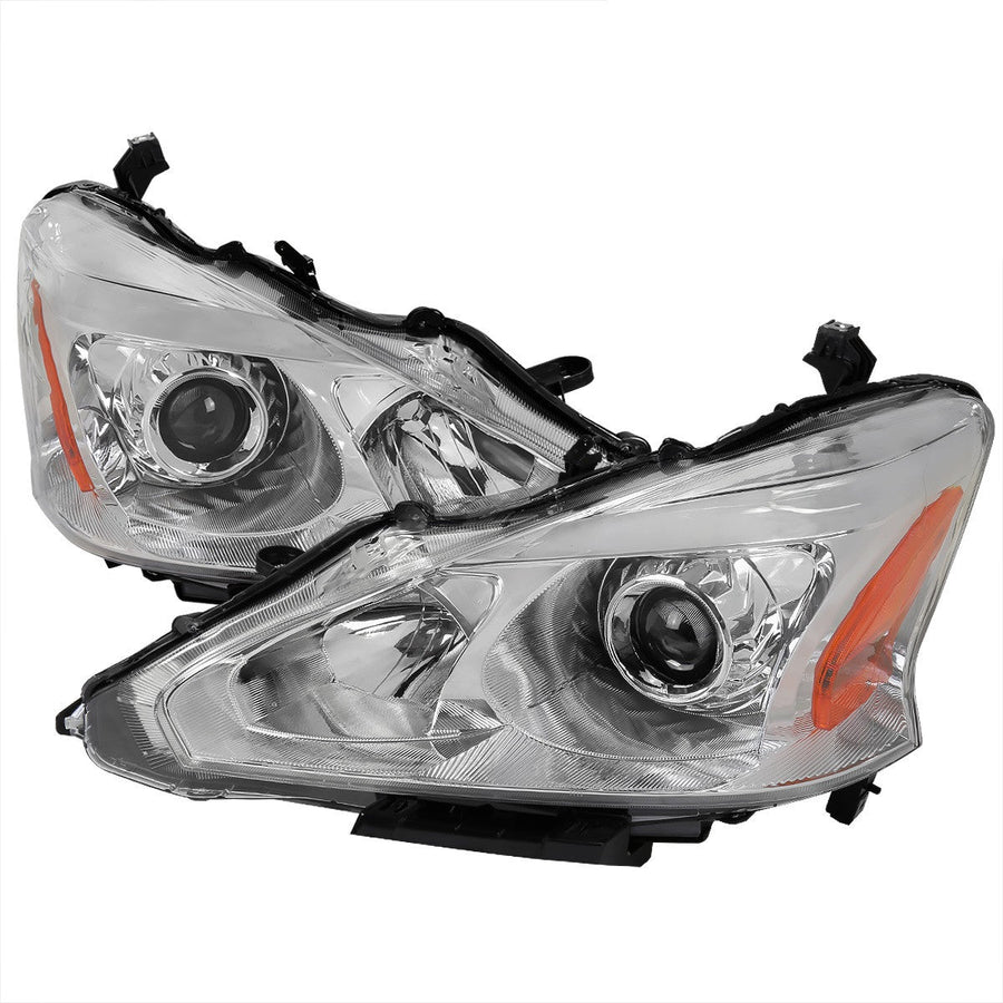 Spec-D 13-15 Nissan Altima Sedan Projector Headlights Chrome