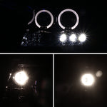 Spec-D 05-12 Nissan Xterra Halo Projector Headlights Bk Smoked