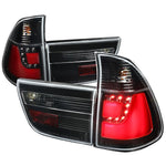 Spec-D 00-06 BMW X5 LED Tail Lights Black