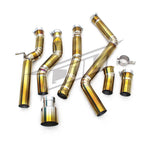 Titanium High Flow Single Exhaust Pipe for Toyota Supra A90 A91 3.0T B58