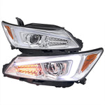 Spec-D 11-13 Scion Tc LED Bar Pro Headlights Chrome