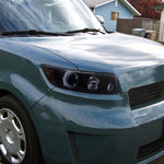 Spec-D 08-15 Scion xB Halo Projector Headlights Smoked