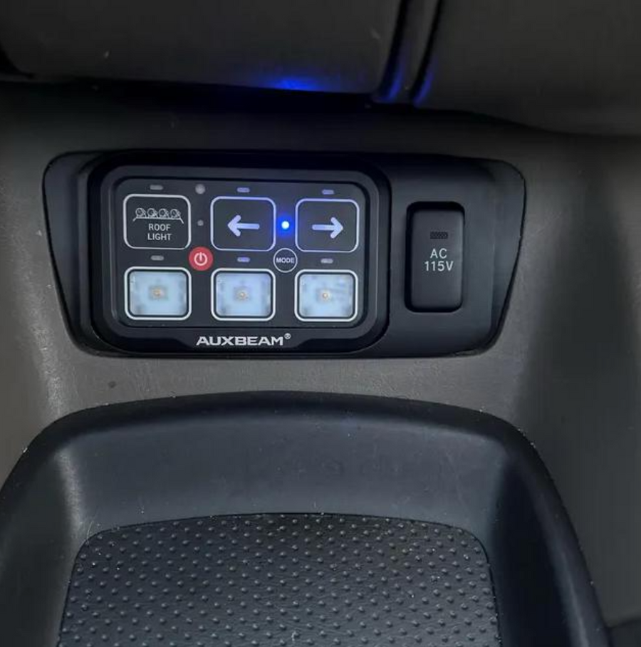 1st Gen 2001-2007 Toyota Sequoia/Tundra Auxbeam 6 + 1 Switch Panel Mount