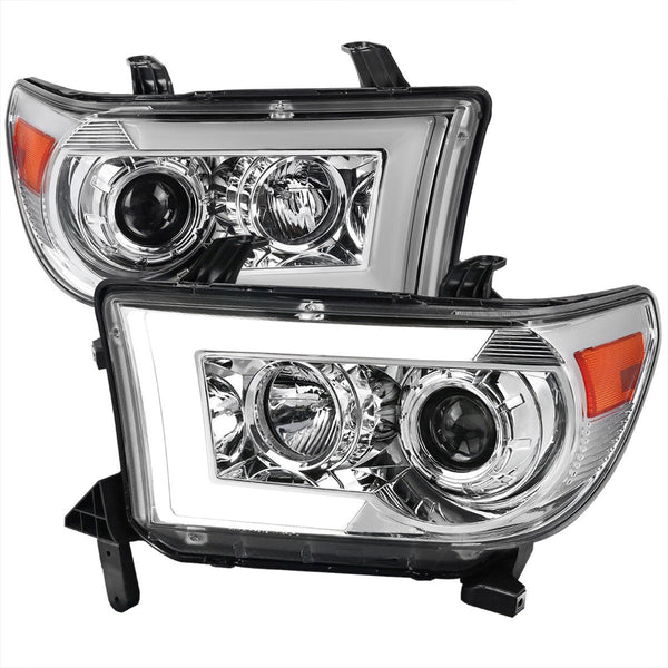 Spec-D 07-13 Tundra 08-17 Sequoia Sequential Headlights Chrome