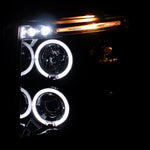 Spec-D 07-13 Silverado Halo Projector Headlights Smoked