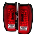 Spec-D 15-20 GMC Yukon Tail Lights LED Chrome/Red/Clear