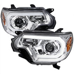 Spec-D 12-15 Toyota Tacoma Projector Headlights Chrome